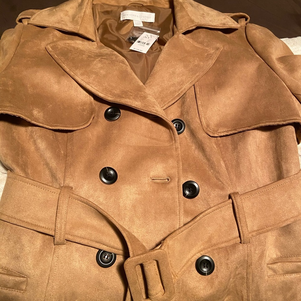 New York & Company Microsuede Jacket